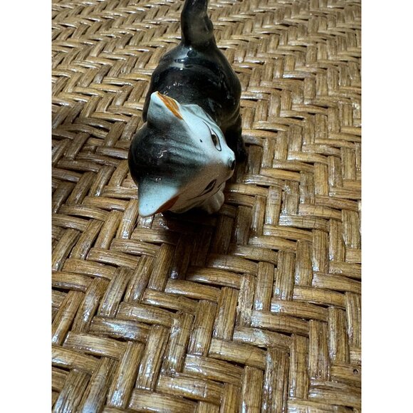 Vintage Porcelain Cat Figurines Set Of 2 Made In Japan Collectibles - Picture 8 of 12